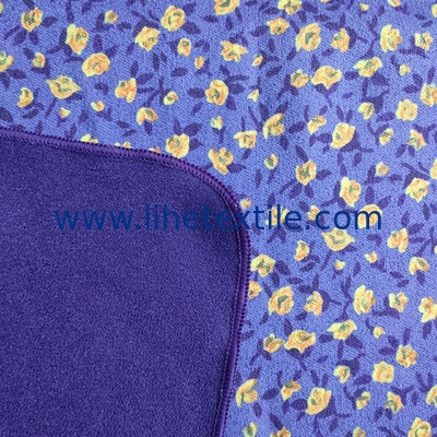 Design trend quality double side print beach towel with logo  eco friendly  flower pattern quick dry beach towel
