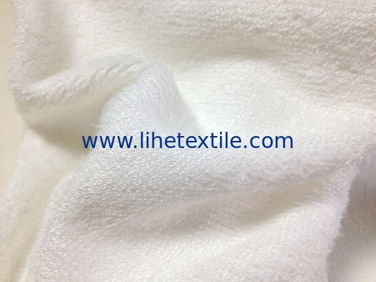 High water absorption soft fabric kids white bamboo fiber  bath towels baby wearable bath towel