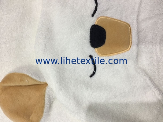 Hotsale high water absorption soft fabric kids white bamboo fiber  bath towels baby towel with hood animal