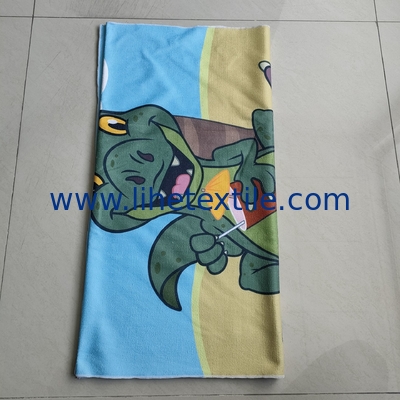wholesale quality microfiber custom print sand free beach towel organic cartoon summer children beach towel