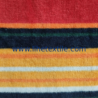 Amazon hot sale 100% cotton custom designer print with logo sublimation beach towels oversized stripe beach towel