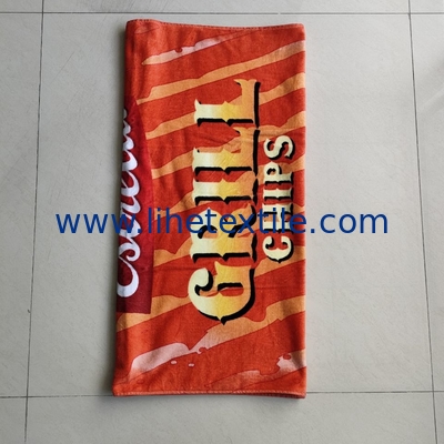 Wholesale cartoon print  large 100% cotton summer luxury custom designer print with logo sublimation kids beach towel