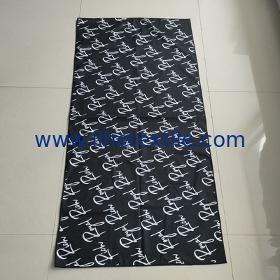 Manufacturer supply microfiber light weight beach towel summer custom print sand free beach towel with logo