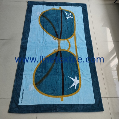 wholesale high quality promotional beach towels custom designer print large luxury  personalized beach towels