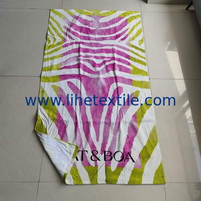 Oversized luxury beach towels custom designer print beach towel with logo wholesale sublimation beach towel