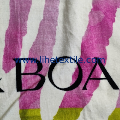 Oversized luxury beach towels custom designer print beach towel with logo wholesale sublimation beach towel
