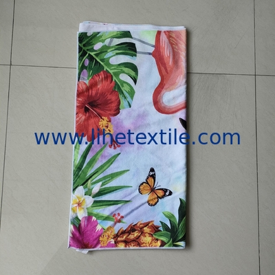 2021 best selling light weight beach towel custom animal flamingo flower pattern beach towel custom beach towel