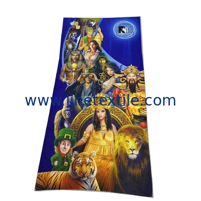 Amazon hot sale digital print beach towel microfiber cartoon custom kids printed beach towel