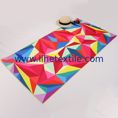 2021 best selling multicolor beach towel sand free custom printed quick dry microfiber beach towel