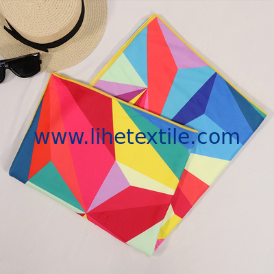 2021 best selling multicolor beach towel sand free custom printed quick dry microfiber beach towel