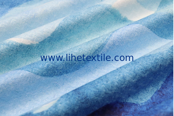 Wholesale microfiber sand free beach towel custom print blue quick dry recycled beach towel