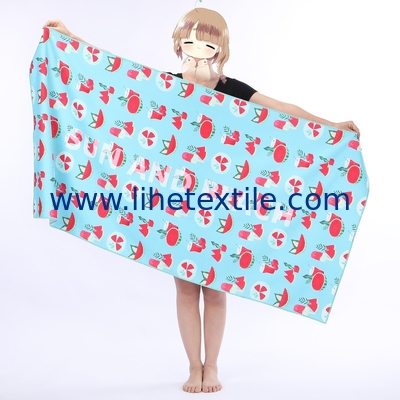 Custom Microfiber Sublimated Digital Sublimation BeachTowel Printed Logo Sports Promotion Personalized Soft Beach Towel