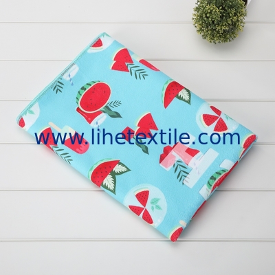 Custom Microfiber Sublimated Digital Sublimation BeachTowel Printed Logo Sports Promotion Personalized Soft Beach Towel