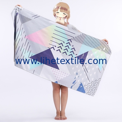 High Quality Microfiber Two Side Printed Beach Towel Quick Dry Sand Free Proof Recycled Beach Towel