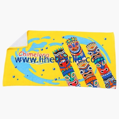 Cheap Promotional Custom Logo cotton Printed Beach Towels