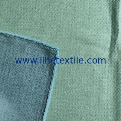 summer quick dry recycled plastic custom sublimation printed suede microfiber waffle sand free beach towel microfibre