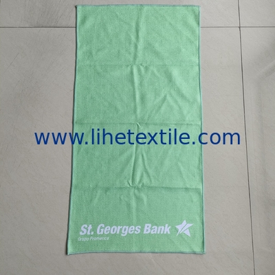 Sample Free Microfiber Sand free Custom RPET Waffle Beach Towel and towel beach with logo