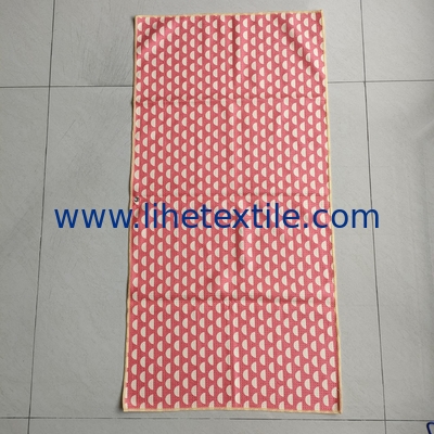Custom Print Dry Fast Soft Light Weight Luxury Sand Free Microfiber Waffle Fitness Beach Towel With Logo