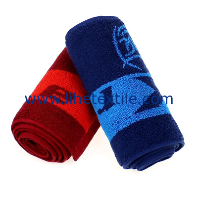 Personalised Custom 100%cotton Woven Beach Towels Jacquard Sports Towel Jacquard Beach Towel with Logo