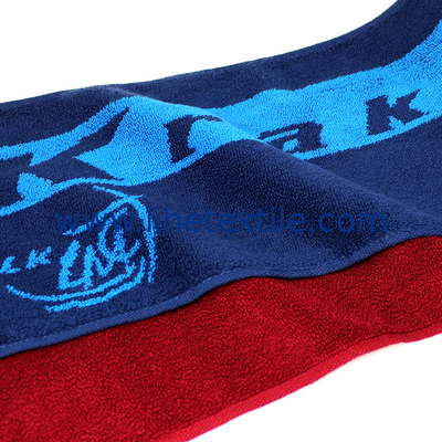 Personalised Custom 100%cotton Woven Beach Towels Jacquard Sports Towel Jacquard Beach Towel with Logo