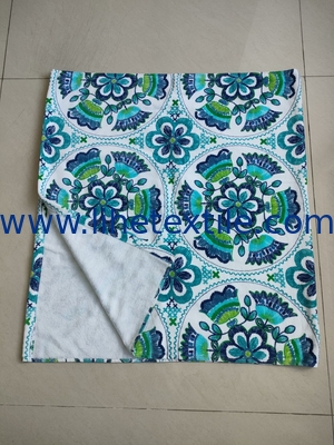 wholesale 100% cotton small MOQ soft feel high quality promotional souvenir custom digital printing cotton velour beach