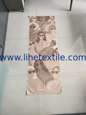 Wholesale Customized Logo Custom Printed Serviette De Quick Dry Recycled Microfiber Suede Beach Sports Gym Towels With L