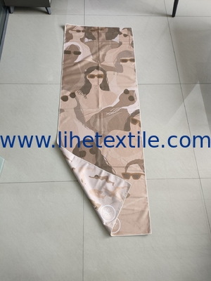 Wholesale Customized Logo Custom Printed Serviette De Quick Dry Recycled Microfiber Suede Beach Sports Gym Towels With L