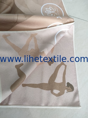 Wholesale Customized Logo Custom Printed Serviette De Quick Dry Recycled Microfiber Suede Beach Sports Gym Towels With L