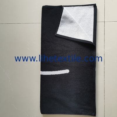 High quality Custom Logo Jacquard towel designs 100% cotton beach towels