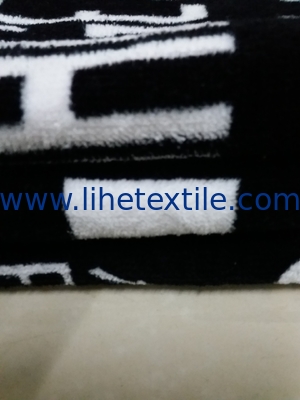 Custom Logo Letter Digital Printed Cotton Sublimation Quick Dry Sand Beach Towel