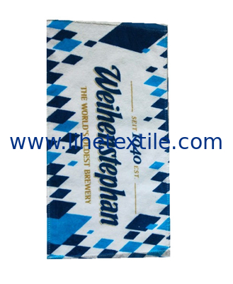 Custom High Quality Sublimation Printing Cotton Velour Summer Beach Towels With Logo