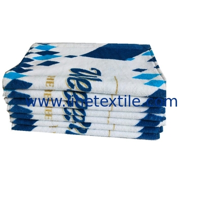 Custom High Quality Sublimation Printing Cotton Velour Summer Beach Towels With Logo