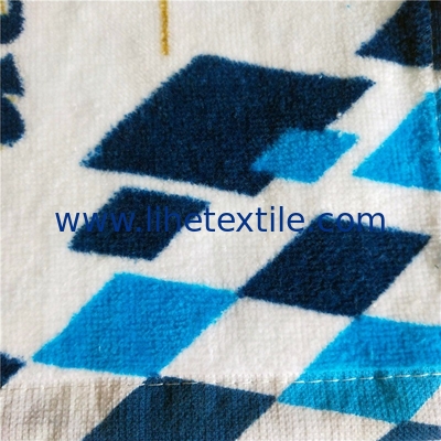 Custom High Quality Sublimation Printing Cotton Velour Summer Beach Towels With Logo