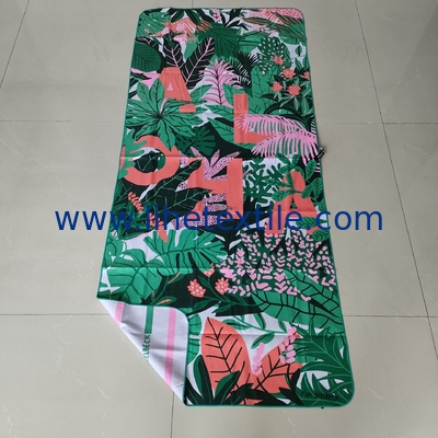 Promotional/Wholesale Portable Big 100% Cotton Custom Bag Luxury Digital Printed Custom Logo Beach Towel