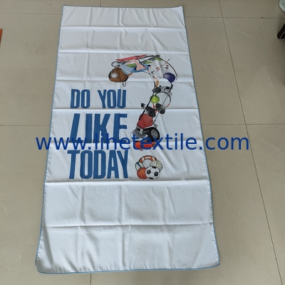 Custom Print Dry Fast Soft Light Weight Luxury Sand Free Microfiber Fitness Beach Towel With Logo