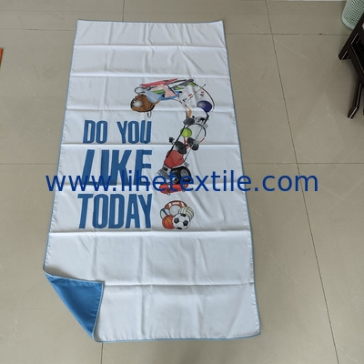 Custom Print Dry Fast Soft Light Weight Luxury Sand Free Microfiber Fitness Beach Towel With Logo