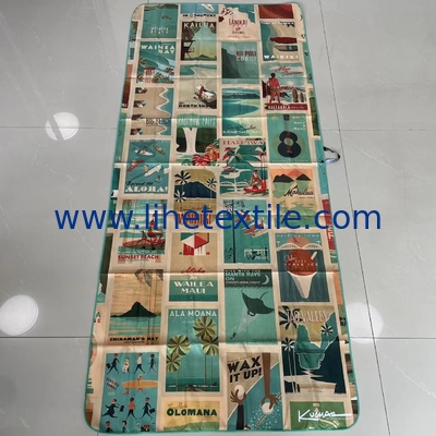 Microfiber Absorbent Quick Drying Non-Stick Sand Recycled Sublimated Printed Beach Towels