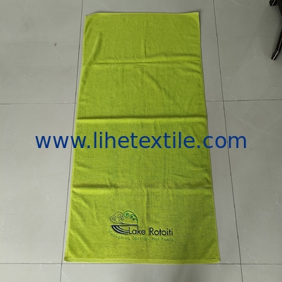100% Cotton Custom Beach Towel with Embroidery Logo