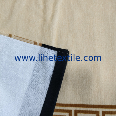 Promotional/Wholesale Portable Big 100% Cotton Custom Bag Luxury Digital Printed Custom Logo Beach Towel