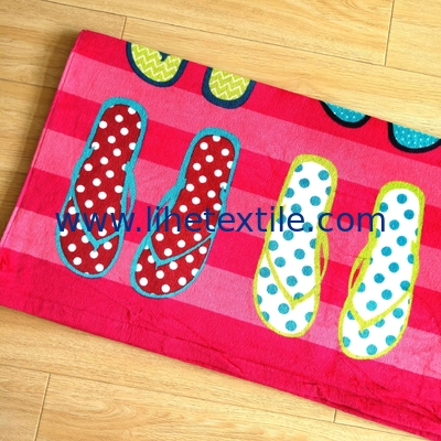 Good Quality Cotton Printed Beach Towel Custom
