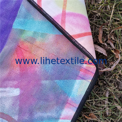 wholesale microfiber custom digital print dog pattern towel beach sand free beach towel