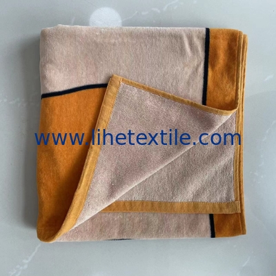 Custom 100% cotton large beach towel with logo printed luxury designer beach towel wholesale