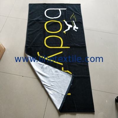 Custom Logo 100% Cotton Thick Bath Beach Printed Towel