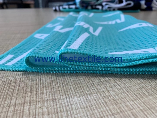 Wholesale High Quality microfiber waffle printed beach towel