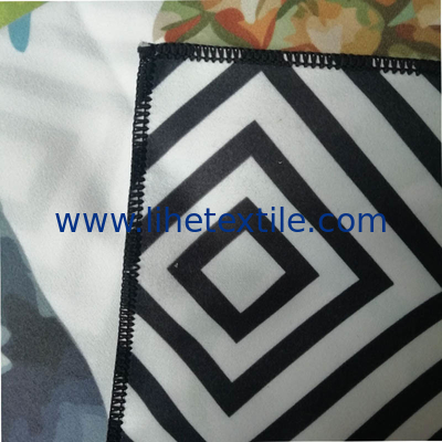Rpet Low MOQ recycled plastic fiber high absorbent microfiber waffle beach towel