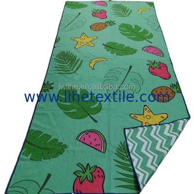 Wholesale Oem Quick Dry Sublimation Custom Printed Large Oversized Sand Free Suede Kids Microfiber Beach Towel