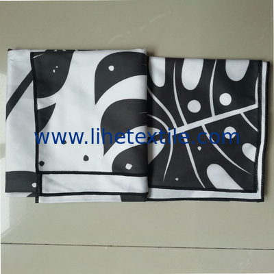 Hot Seling Microfiber Suede Printed Beach Towel With Custom Logo