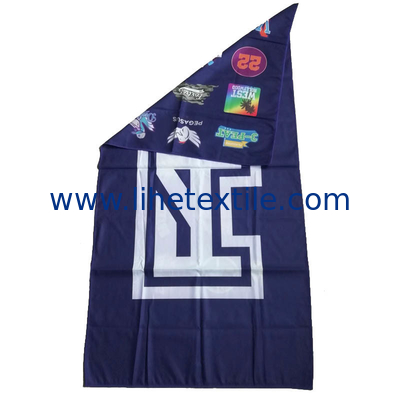 summer quick dry sand free recycled material microfiber suede waffle customized design printed beach towel