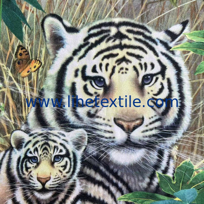 Unusual design Swimming display Tiger Stunning Animal Print Beach towel