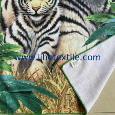 Unusual design Swimming display Tiger Stunning Animal Print Beach towel
